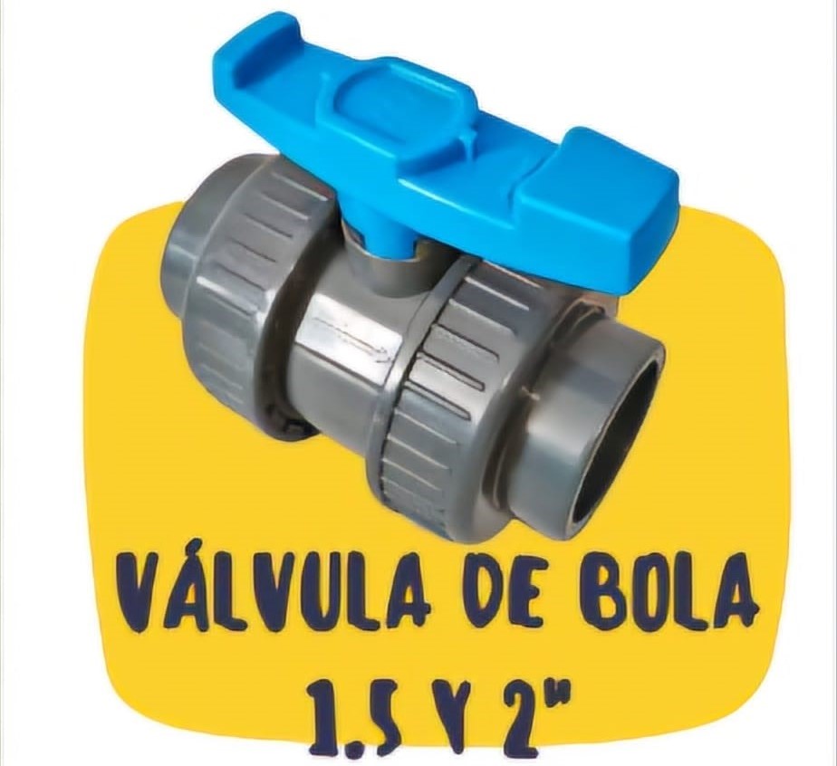 Llave de bola de 1.5 y 2 "